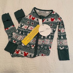 NWT Little Sleepies Disney Mickey Fair Isle